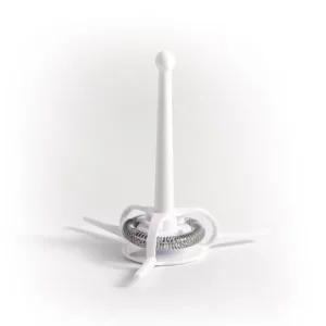 Tige plastique avec fouet pour mousseur Caffitaly Noir & Blanc