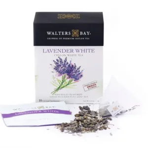 Thé blanc à la lavande